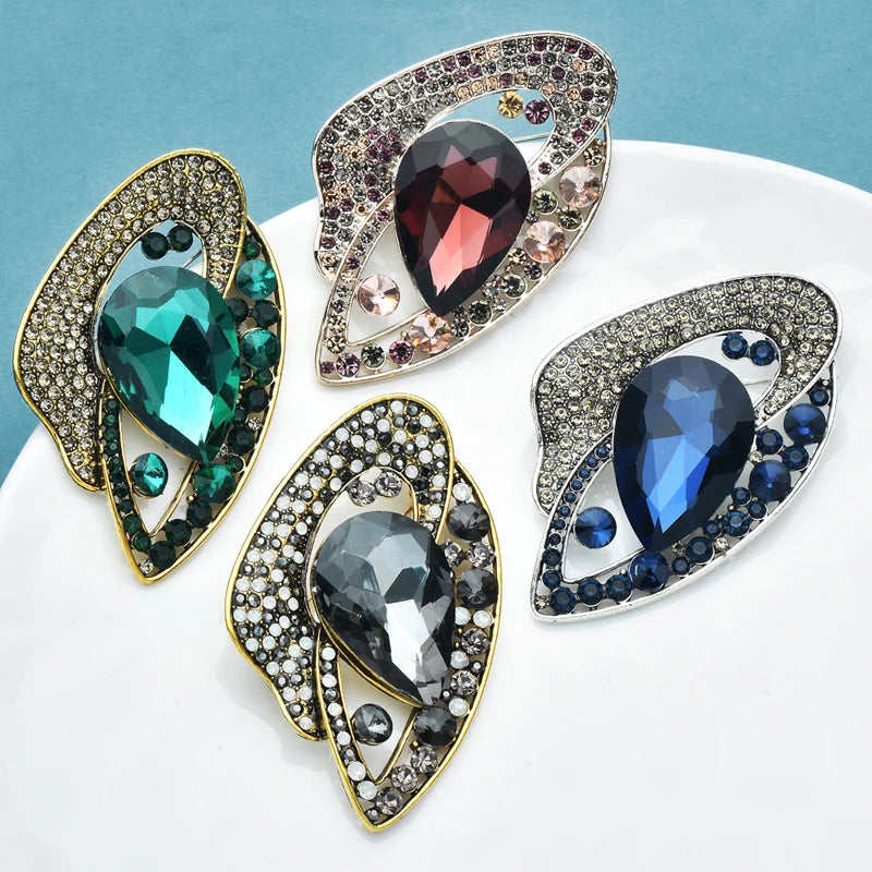 PENDRA Florielle12 Crystal Brooch