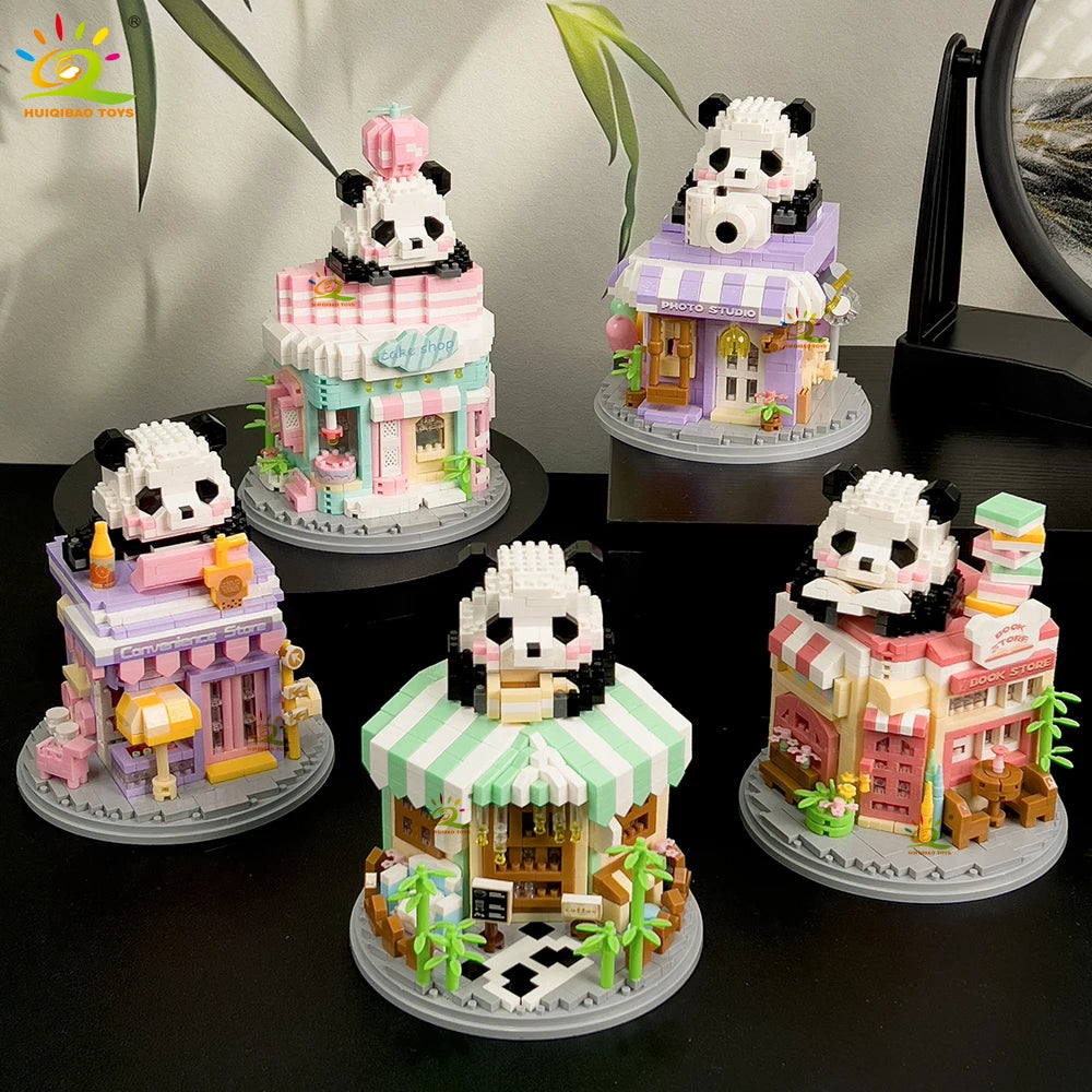 PENDRA Panda Coffee Mini Building Set