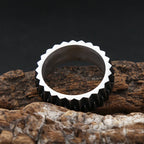 PENDRA Geometra Stainless Steel Geometric Ring