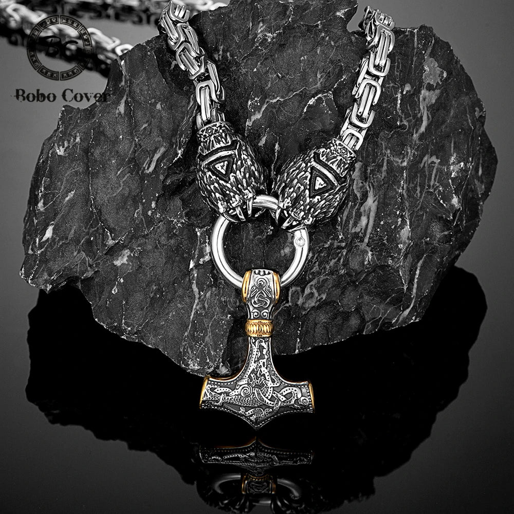 PENDRA Wolf Norse Pendant Necklace