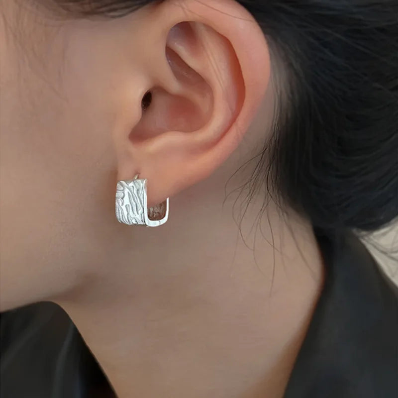 PENDRA Silver Tassel Ear Accessory