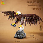 PENDRA HUIQIBAO1214PCS Eagle Falcon Building Set