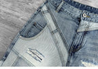 PENDRA Spliced Knee Length Shorts