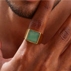 PENDRA Stamp Steel Ring