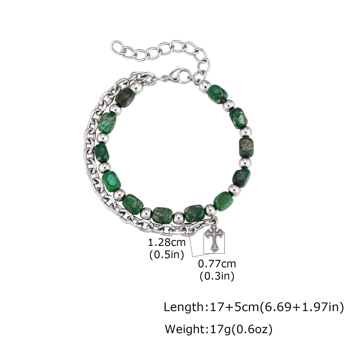 PENDRA Cordric Cross Charm Bracelet