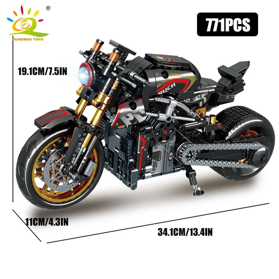 PENDRA High Tech Motorbike Toy Set