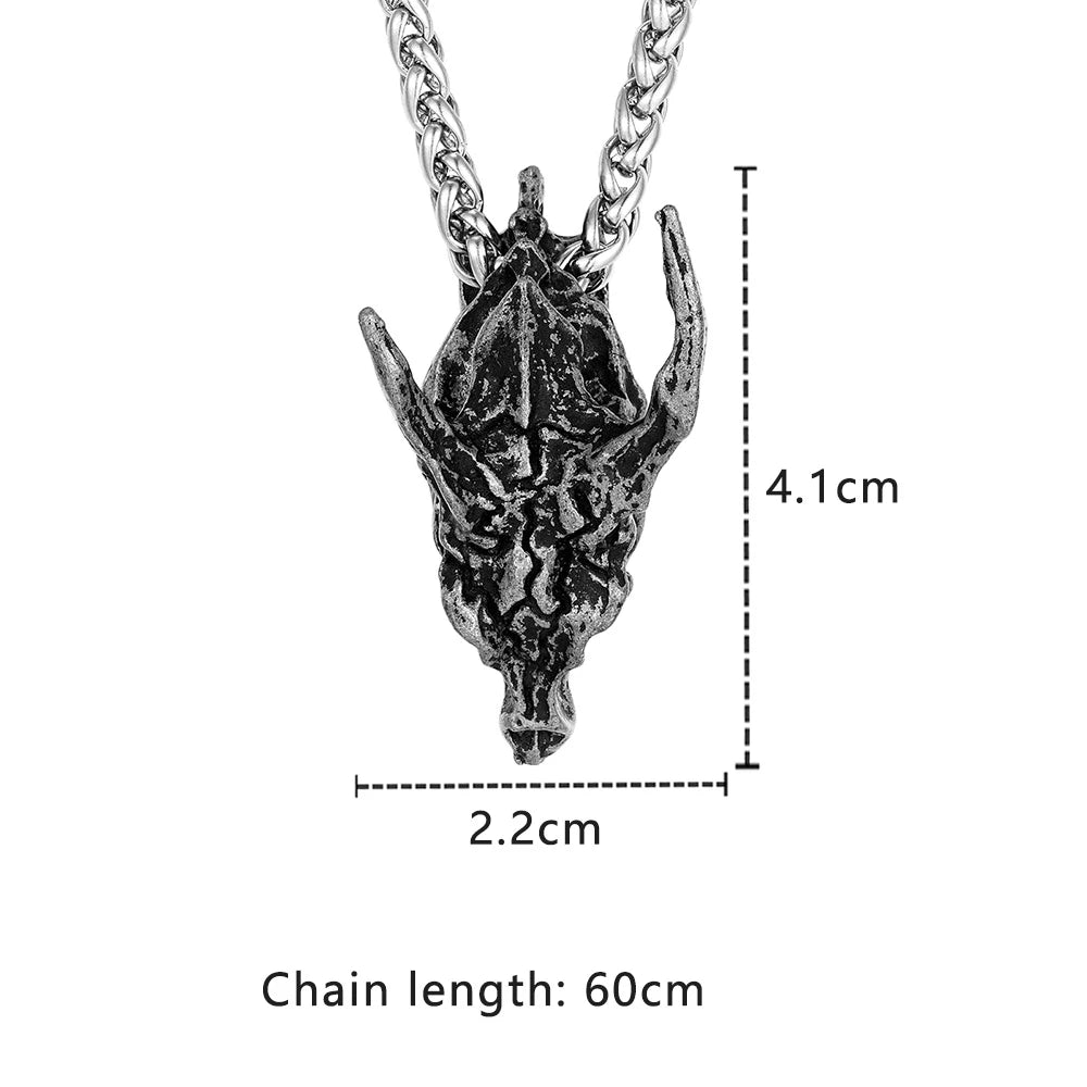 PENDRA Dragon Silver Necklace