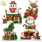 PENDRA Elk Deer Santa Building Set