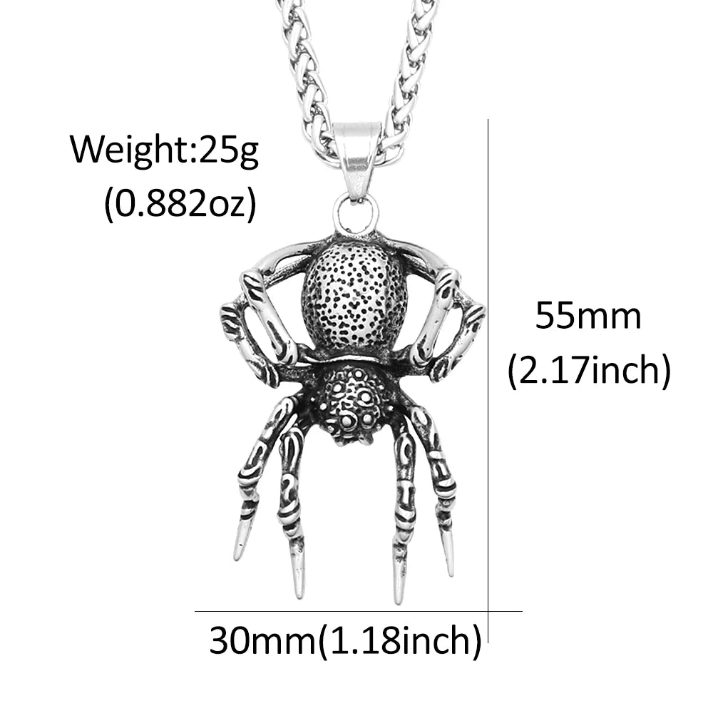 PENDRA Spiderfang Gothic 316L Stainless Steel Pendant