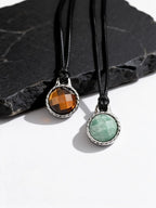 PENDRA Tiger Stone Pendant Necklace