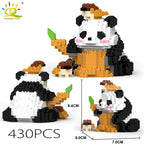 PENDRA Cute Panda Micro Building Set