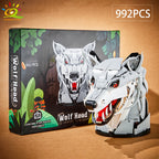 PENDRA Wolf Deer Eagle Head Necklace