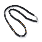 PENDRA Tiger Beaded Beaded Necklace