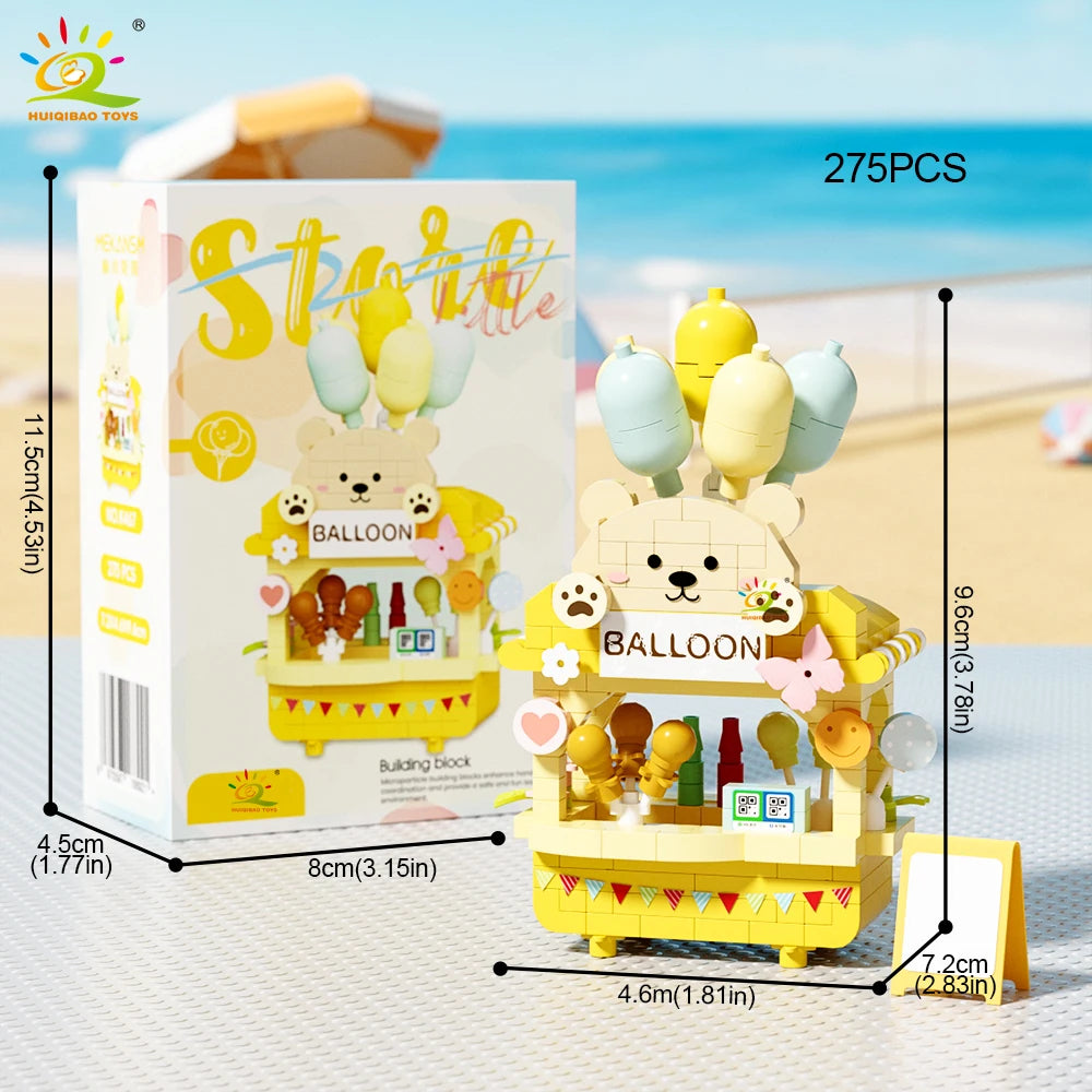 PENDRA Cute Dessert Micro Building Set