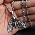 PENDRA Skullmoth Death Head Butterfly Pendant
