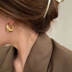 PENDRA Starfish 925 Sterling Silver Hoop Earrings