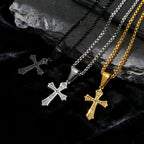 PENDRA Cross 60Cm Pendant Necklace