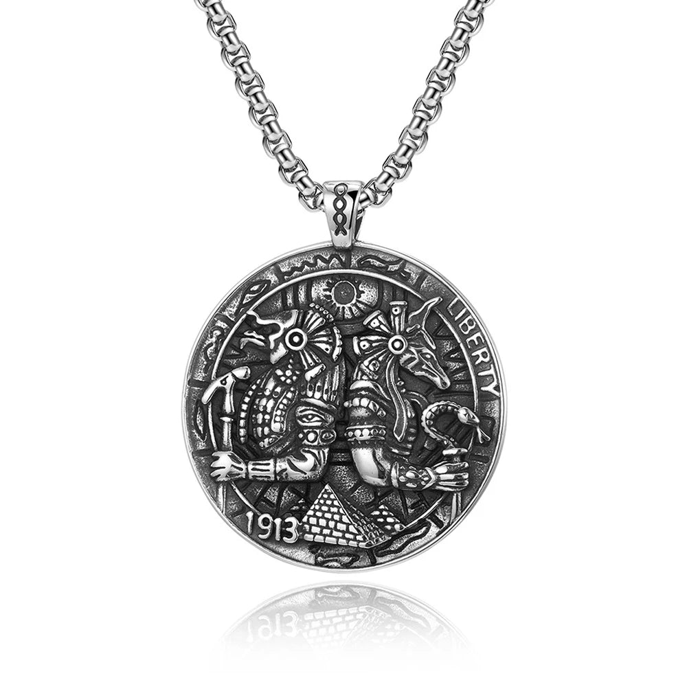 PENDRA Anubis 316L Stainless Steel Pendant