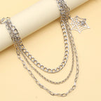 PENDRA Weblink Layered Spider Chain Keychain