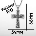 Carving Cross Men Necklaces Stainless Steel Pendant Chain Women Fashion Retro Jewelry Punk New In Accessories Gifts Wholesale