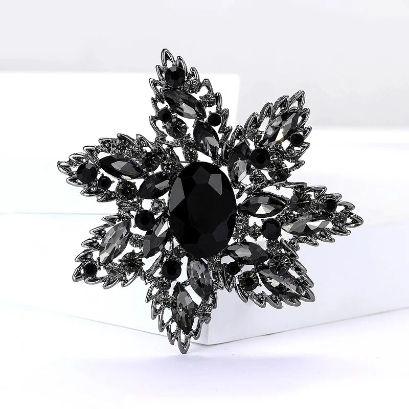 PENDRA Florielle3 Crystal Brooch