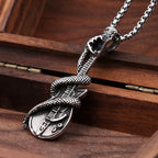 PENDRA Guitarsnake Creative Guitar Snake Pendant