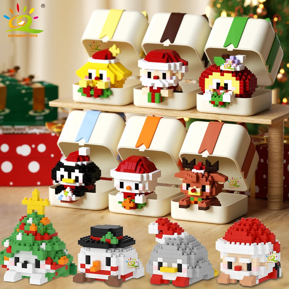 PENDRA Elk Deer Santa Building Set