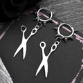 PENDRA Scissorgrunge Rivet Drop Earrings