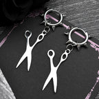 PENDRA Scissorgrunge Rivet Drop Earrings