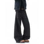 PENDRA Black Bright Line Jeans