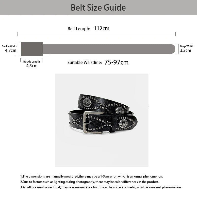 PENDRA Velaene Genuine Leather Pin Buckle Luxury Belt