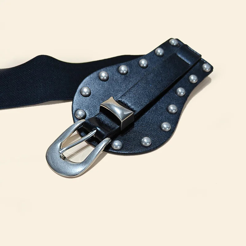 PENDRA Fayeelle Leather Rope Gothic Corset Belt