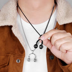Headset Earphone Mens Long Necklaces Pendants Chain Hip Hop for Boy Male Stainless Steel Jewelry Creativity Gift Wholesale