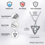 PENDRA Knot Geometric Pendant Necklace