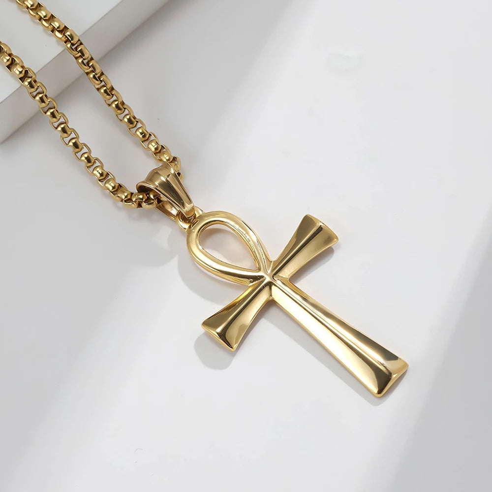 PENDRA Ankhcross Egyptian Ankh Cross Pendant Necklace