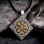 PENDRA Celtic Knot Gold Steel Necklace
