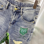 PENDRA Denim Embroidery Arrival Pants