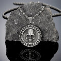 PENDRA Skull Vintage Steel Necklace