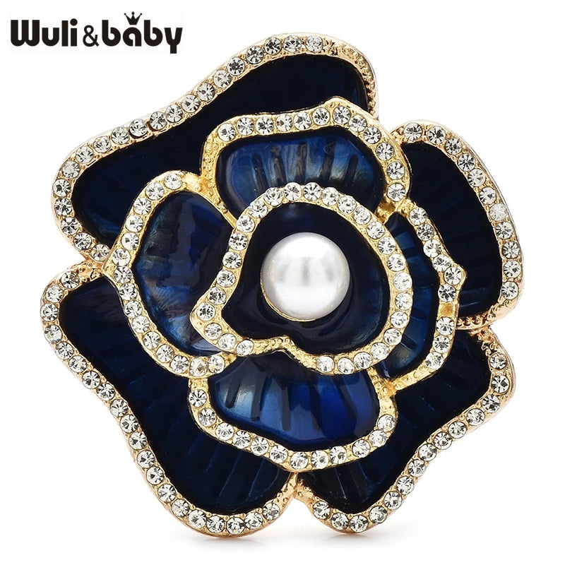 PENDRA Camellia Beautiful Flower Brooch