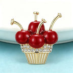 PENDRA Cherrycupcake Cherry Cupcake Brooch