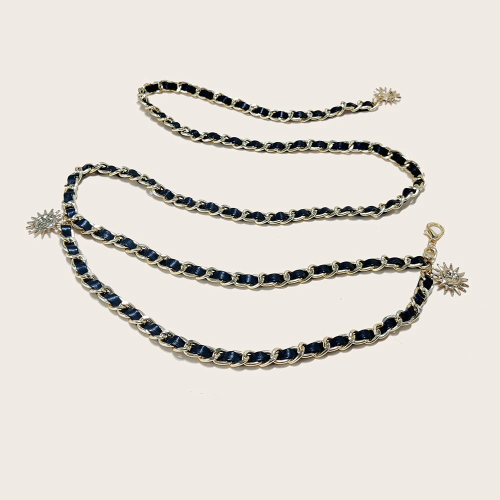 PENDRA Elaraina Metal Rope Waist Chain Belt