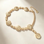 PENDRA Irisina Metal Gold Elegant Waist Chain Belt
