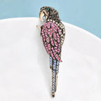PENDRA Vintage Parrot Bird Brooch