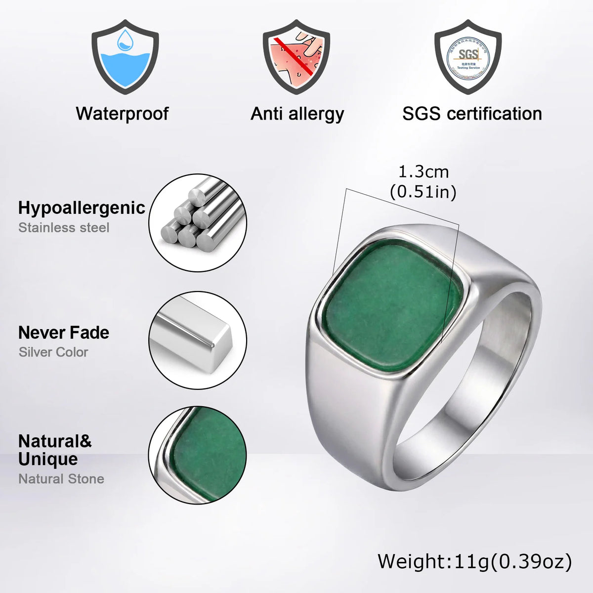 PENDRA Dad Steel Ring