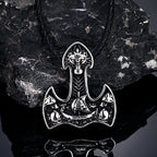 PENDRA Wolf Norse Dragon Necklace