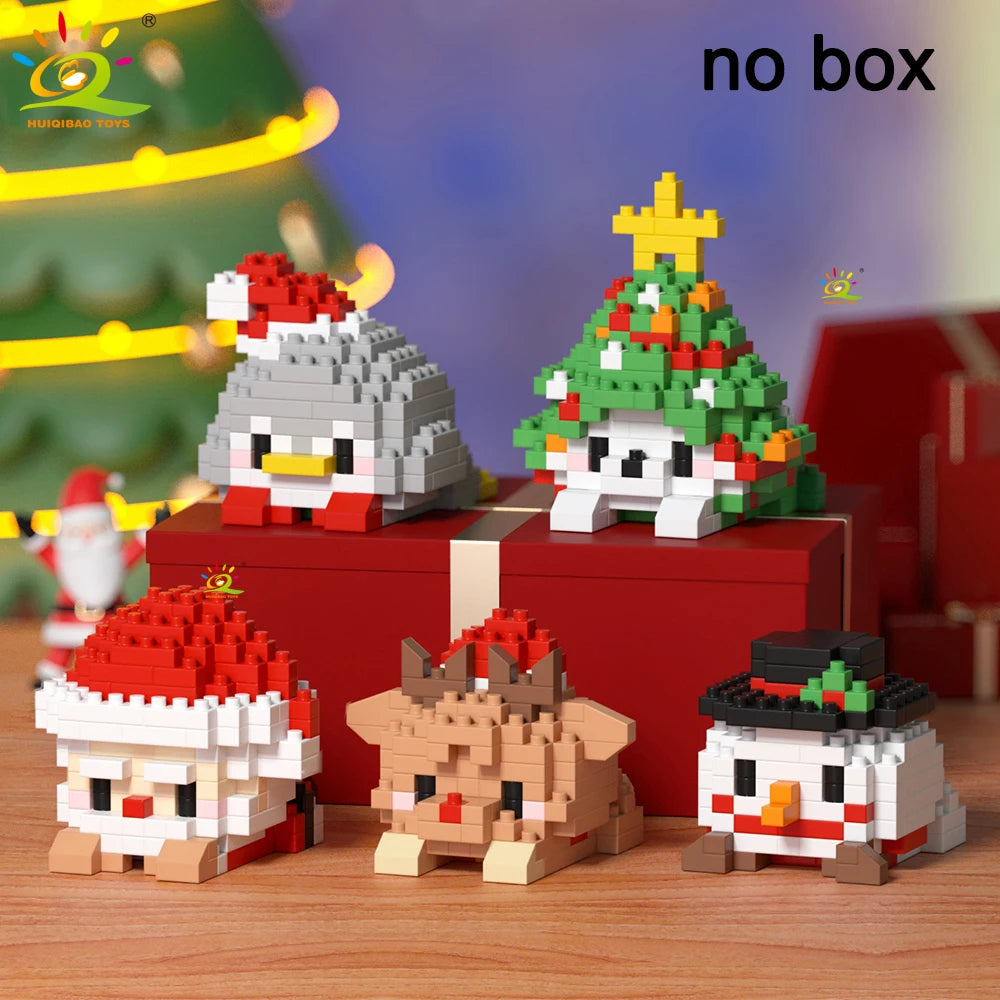 PENDRA Elk Deer Santa Building Set