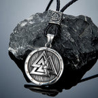 PENDRA Rune Leather Necklace