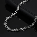 Hiphop Lips Necklaces for Men Boys,Never Fade Irregular Knot Splicing Collars,Cool Rock Punk Jewelry Gifts