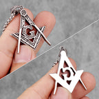 PENDRA Freemason Masonic Boyfriend Steel Necklace