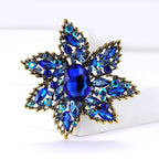PENDRA Crystalia Luxury Crystal Flower Brooch